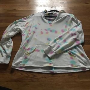 Super soft tie dye hooded sweatshirt size medium